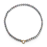 18" Grey 7MM Freshwater Pearl Ezra Necklace