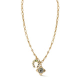 14K Gold Vivienne Holly & Oscar Multi-Charm Necklace