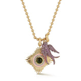 14K Pink Vivienne & Birdie Necklace